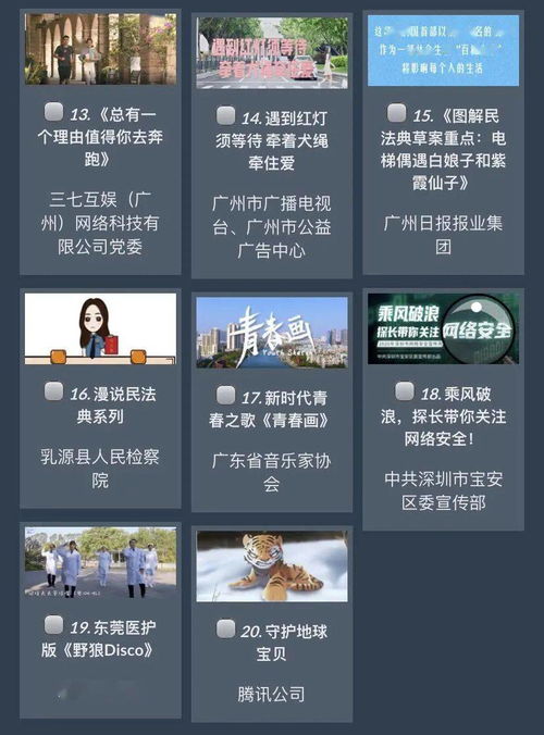 中山电视台两部优秀力作入围省级网络文化精品，诚邀用户为作品火热投票并助力推广网络文化新潮流